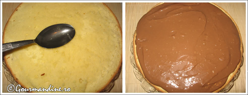 Tort de capsuni si zmeura cu crema de ciocolata